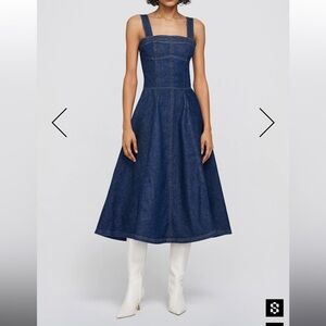 Never worn!! Jonathon Simkhai Cici Denim Dress